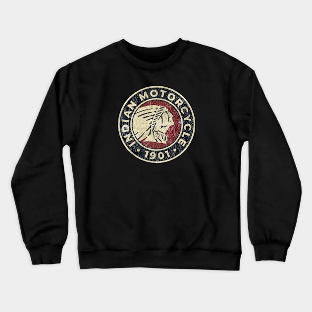 Red Indian Motor Oil vintage Crewneck Sweatshirt by Amandeeep